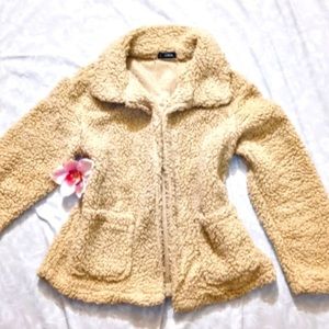 SHEIN  teddy bear fluffy and cozy Cardigan/Jacket